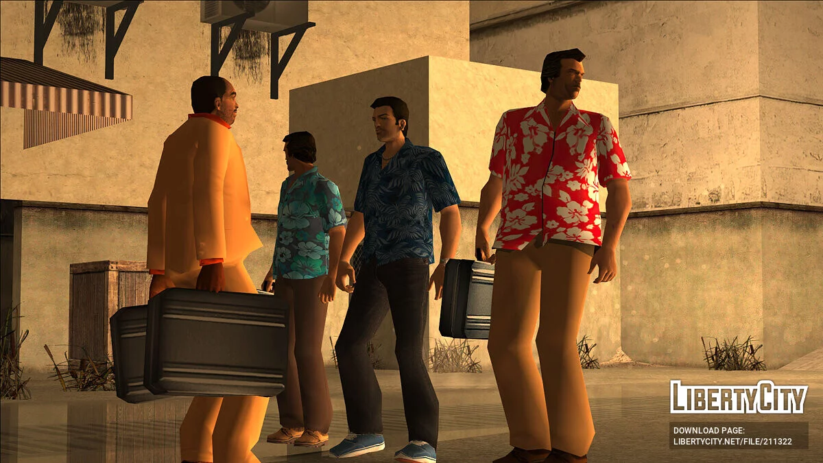 Modern palm shirts for Tommy / GTA Vice City