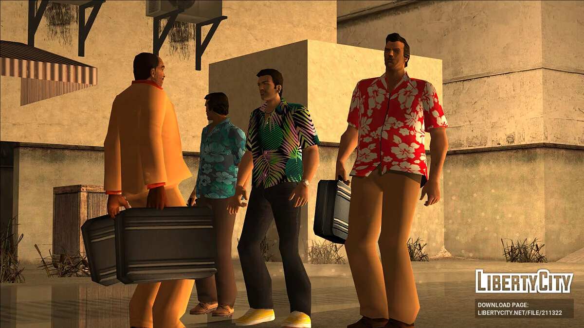 Modern palm shirts for Tommy / GTA Vice City