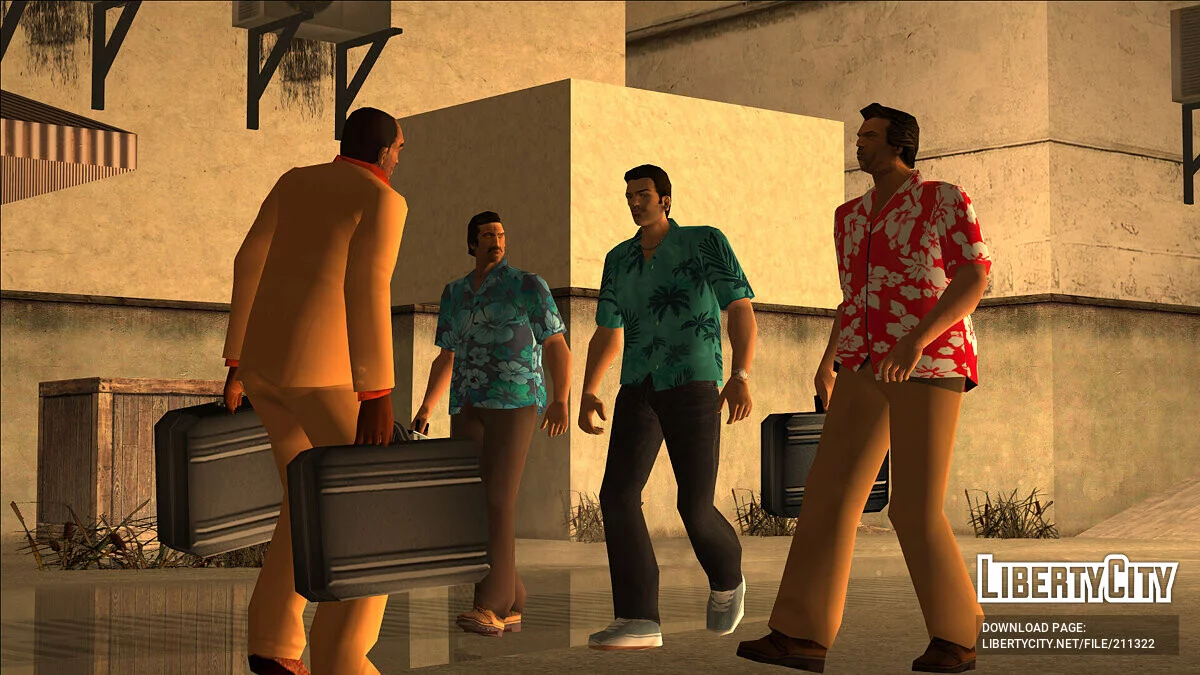 Modern palm shirts for Tommy / GTA Vice City