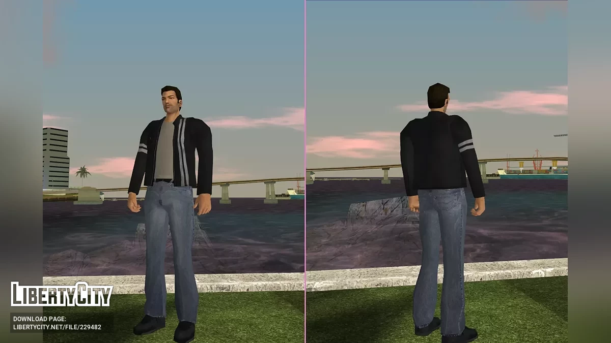 John Tanner Outfit für Tommy Vercetti (Driver San Francisco) / GTA Vice City