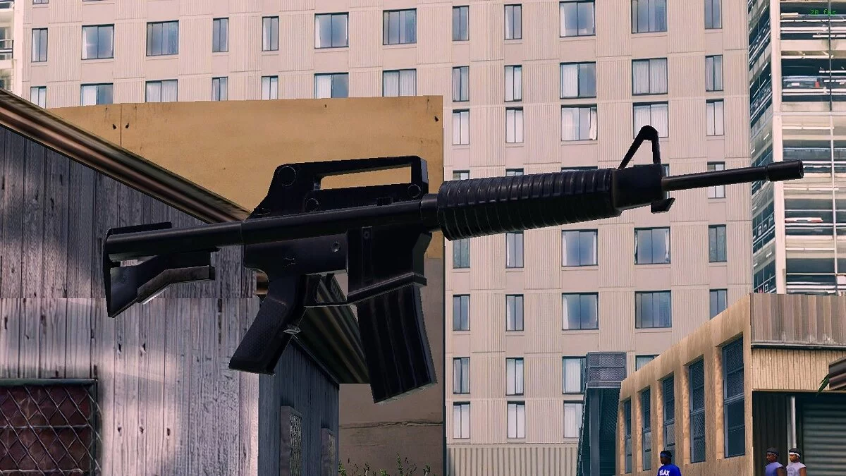 Weapons in the style of the PS2 version / GTA Vice City: The Definitive Edition