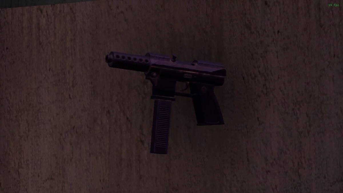 Weapons in the style of the PS2 version / GTA Vice City: The Definitive Edition