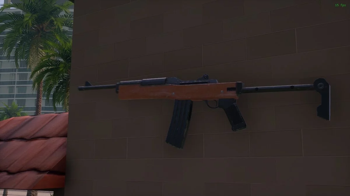 Weapons in the style of the PS2 version / GTA Vice City: The Definitive Edition