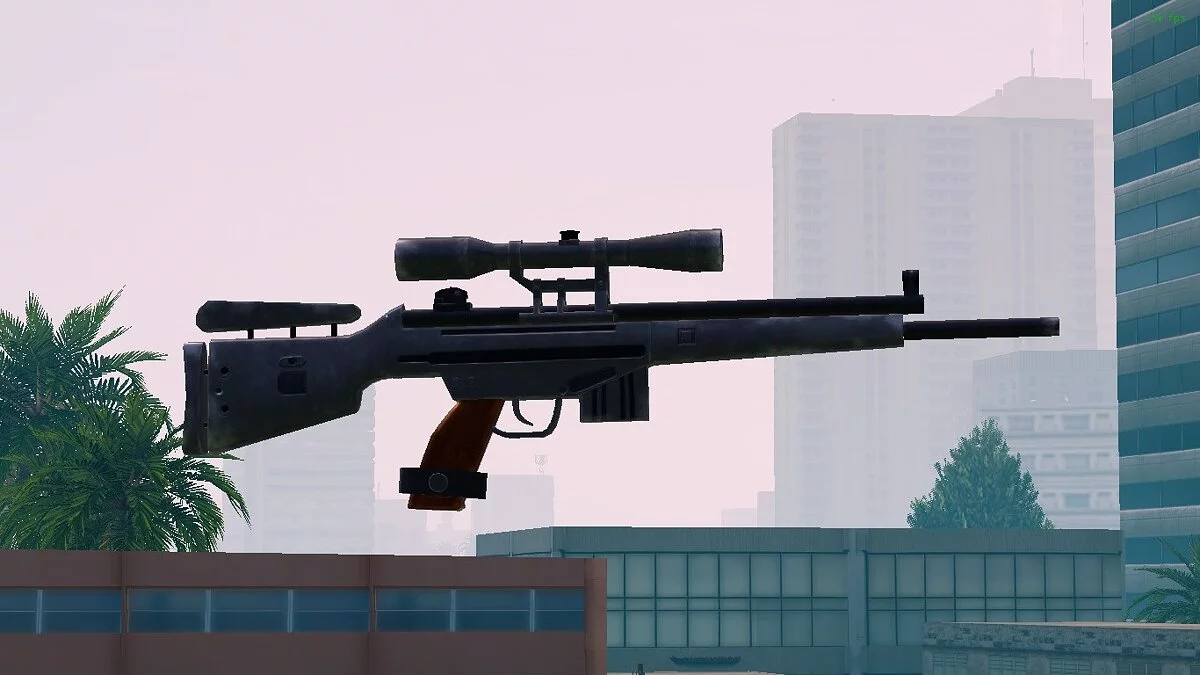 Weapons in the style of the PS2 version / GTA Vice City: The Definitive Edition