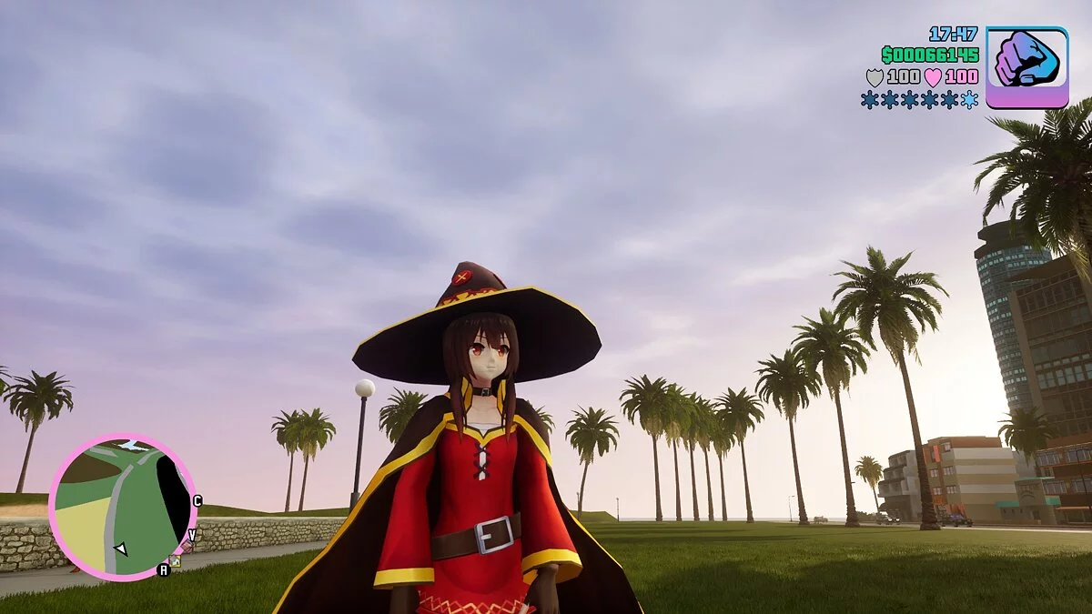 Skin Megumin v2 / GTA Vice City : L'Édition définitive