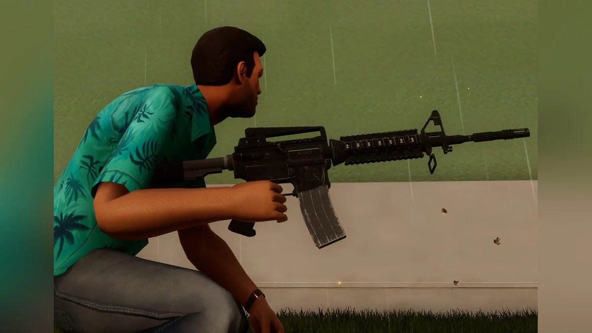 Collection of improved weapons / GTA Vice City: The Definitive Edition
