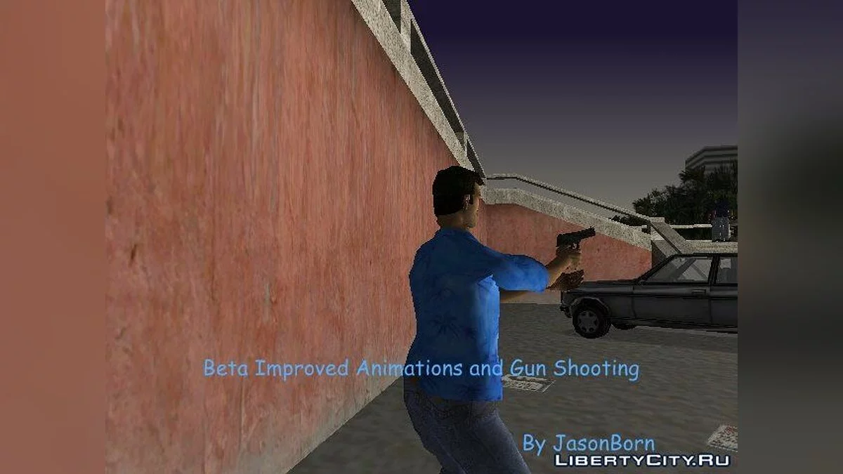 Beta Improved Animations and Gun Shooting для GTA VC / GTA Vice City