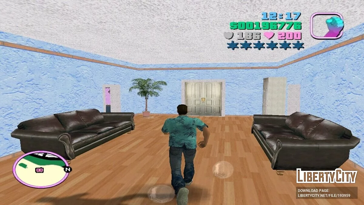 New house with pool and backyard / GTA Vice City