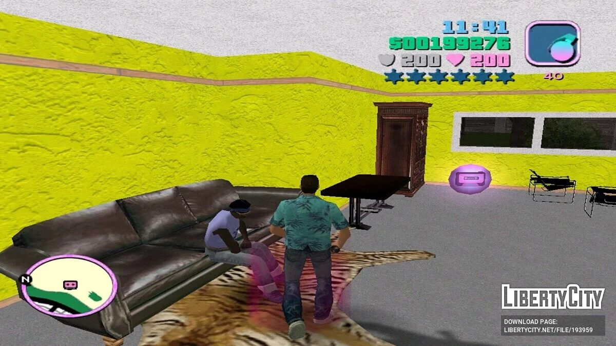 New house with pool and backyard / GTA Vice City