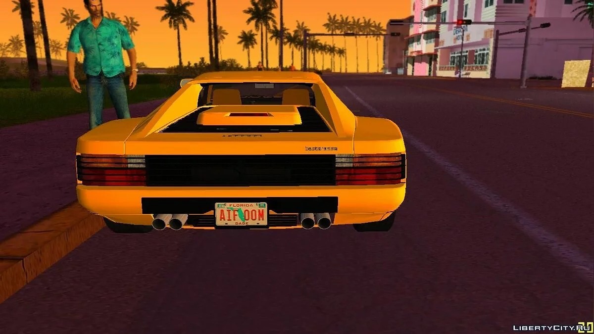 Ferrari Testarossa 1986 \'\'Miami Vice Testarossa\'\' / GTA Vice City