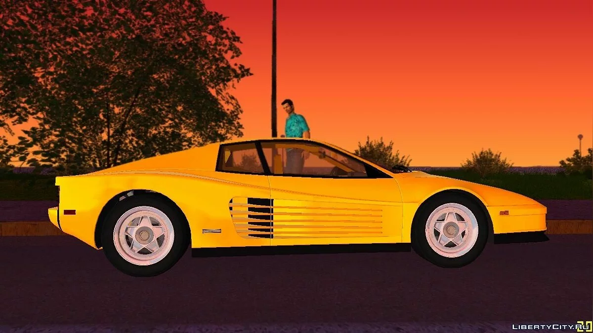 Ferrari Testarossa 1986 \'\'Miami Vice Testarossa\'\' / GTA Vice City