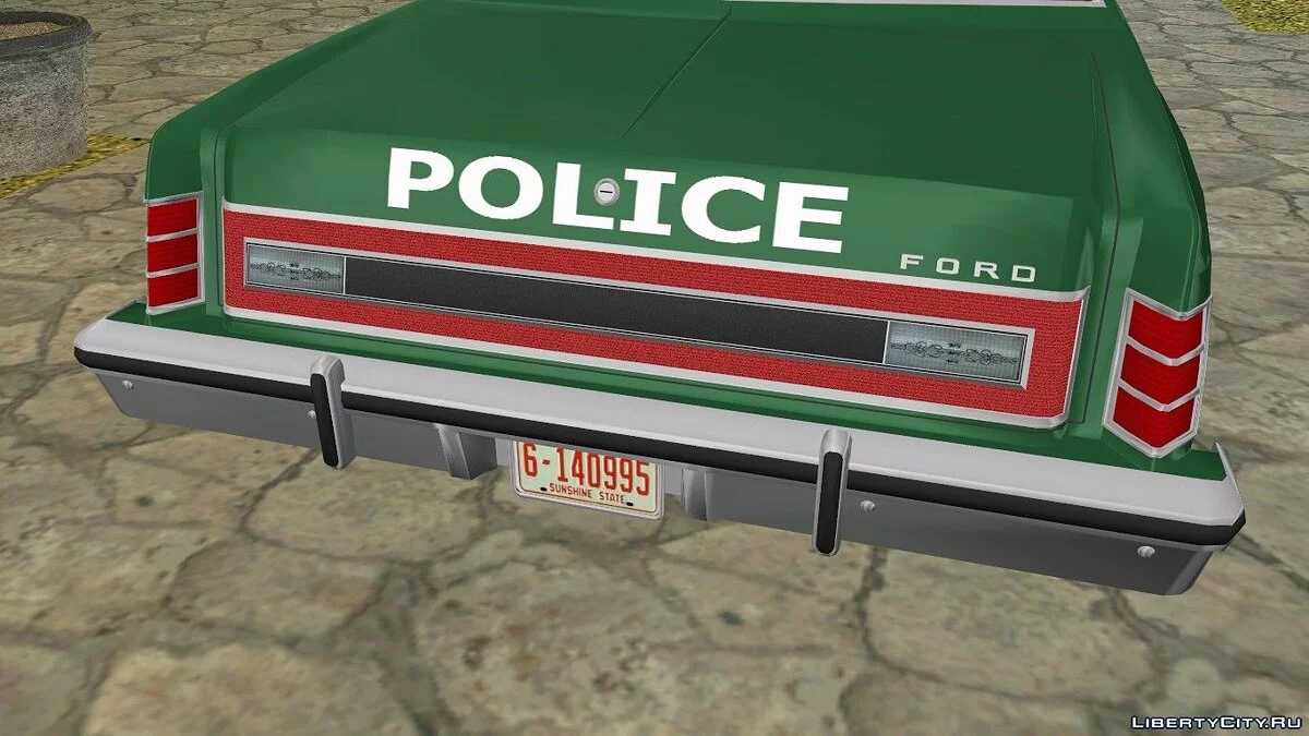 Ford Custom 500 (4-door) 1975 Police / GTA Vice City