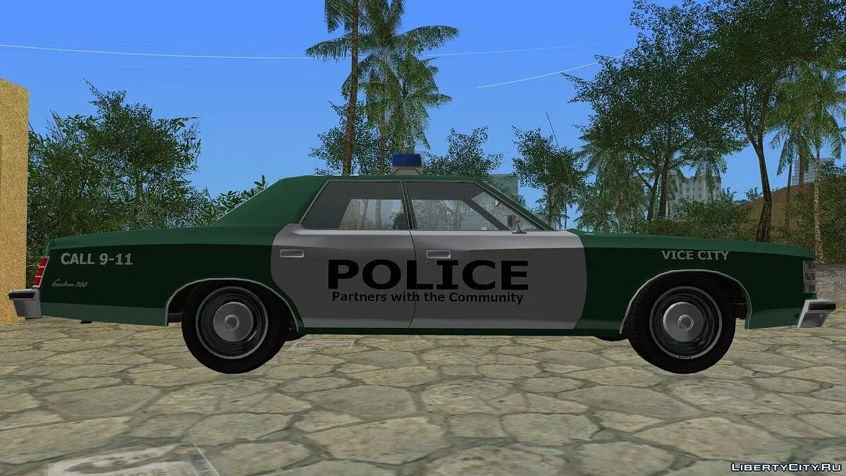 Ford Custom 500 (4-door) 1975 Police / GTA Vice City