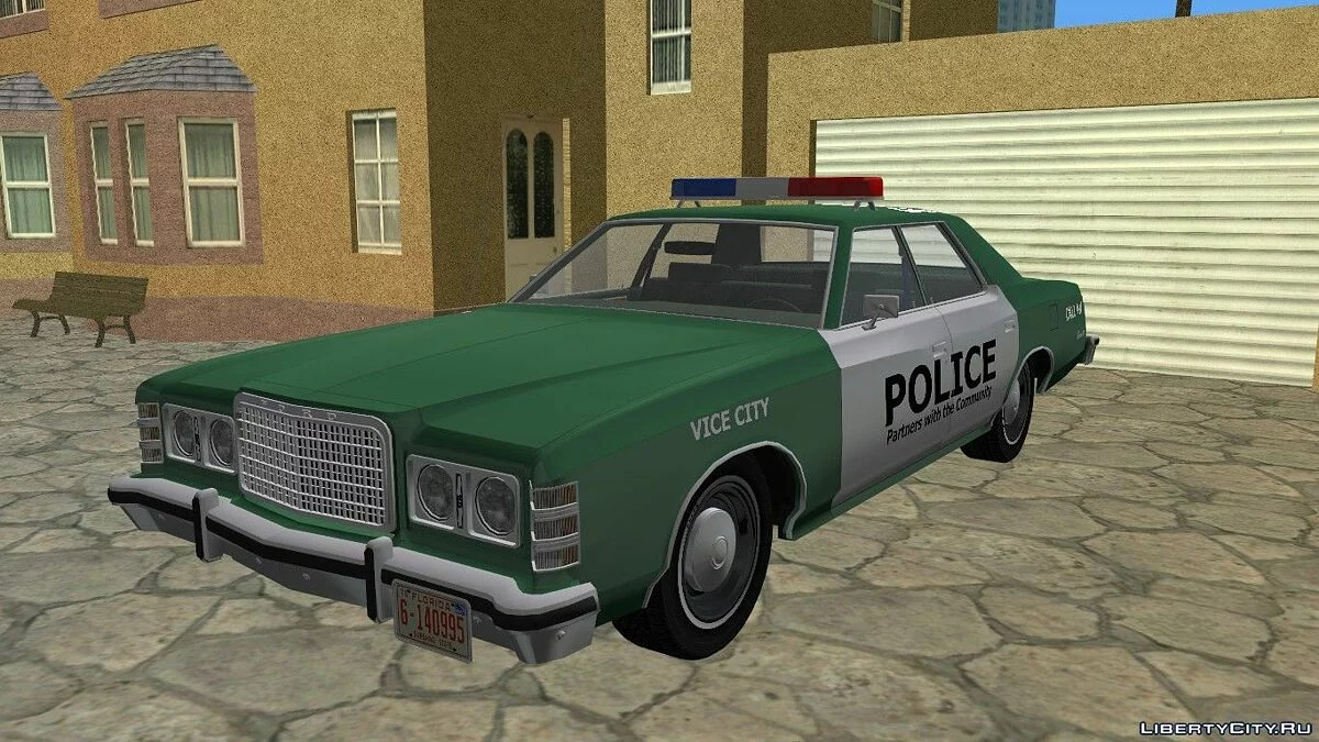 Ford Custom 500 (4-door) 1975 Police / GTA Vice City