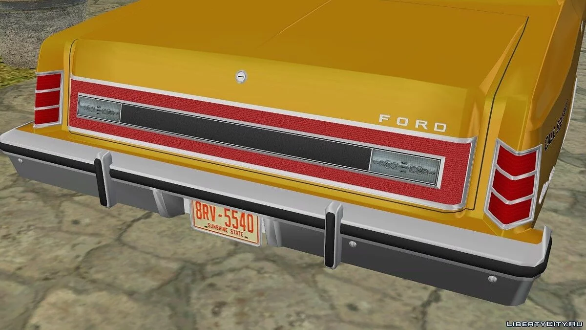 Ford Custom 500 (4-door) 1975 Taxi / GTA Vice City