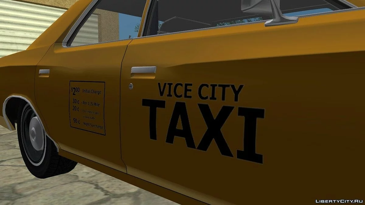 Ford Custom 500 (4-door) 1975 Taxi / GTA Vice City