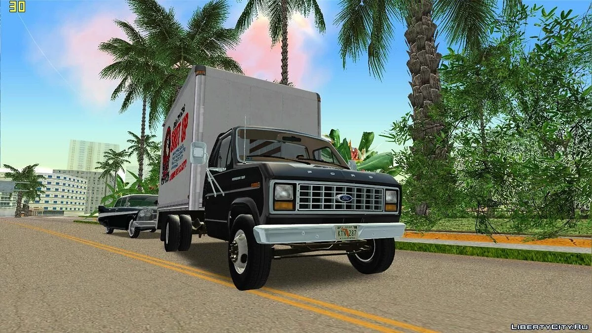 Ford E-350 \'1988 cube truck v1.0 / GTA Vice City