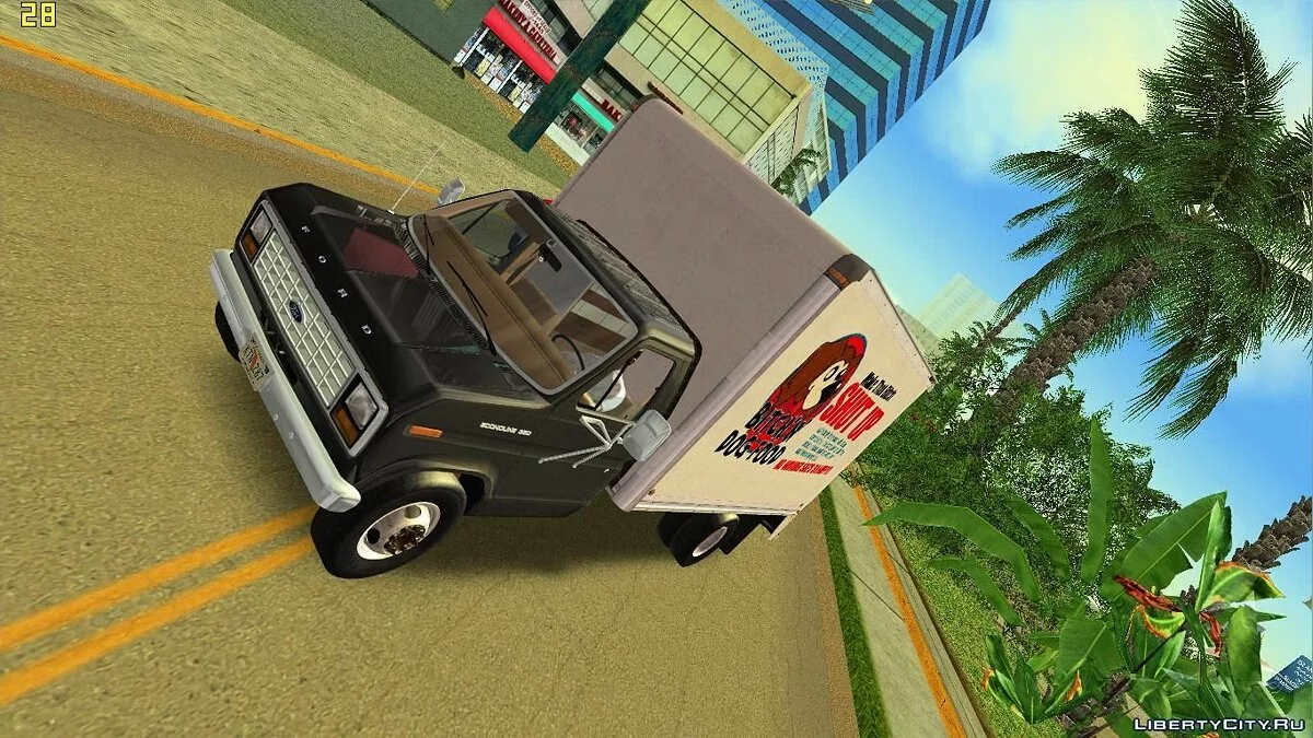 Ford E-350 \'1988 cube truck v1.0 / GTA Vice City