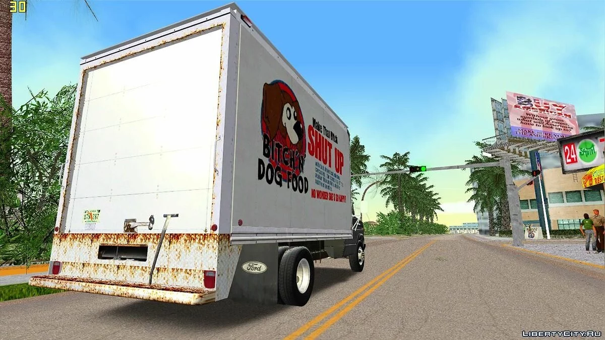 Ford E-350 \'1988 cube truck v1.0 / GTA Vice City