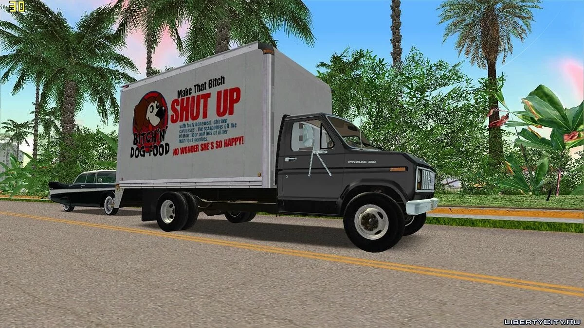 Ford E-350 \'1988 cube truck v1.0 / GTA Vice City