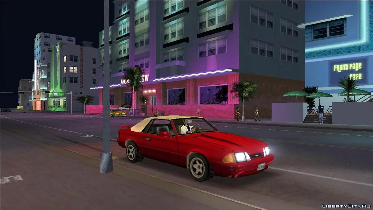 Mustang Foxbody de '89 [Estilo VC] / GTA Vice City