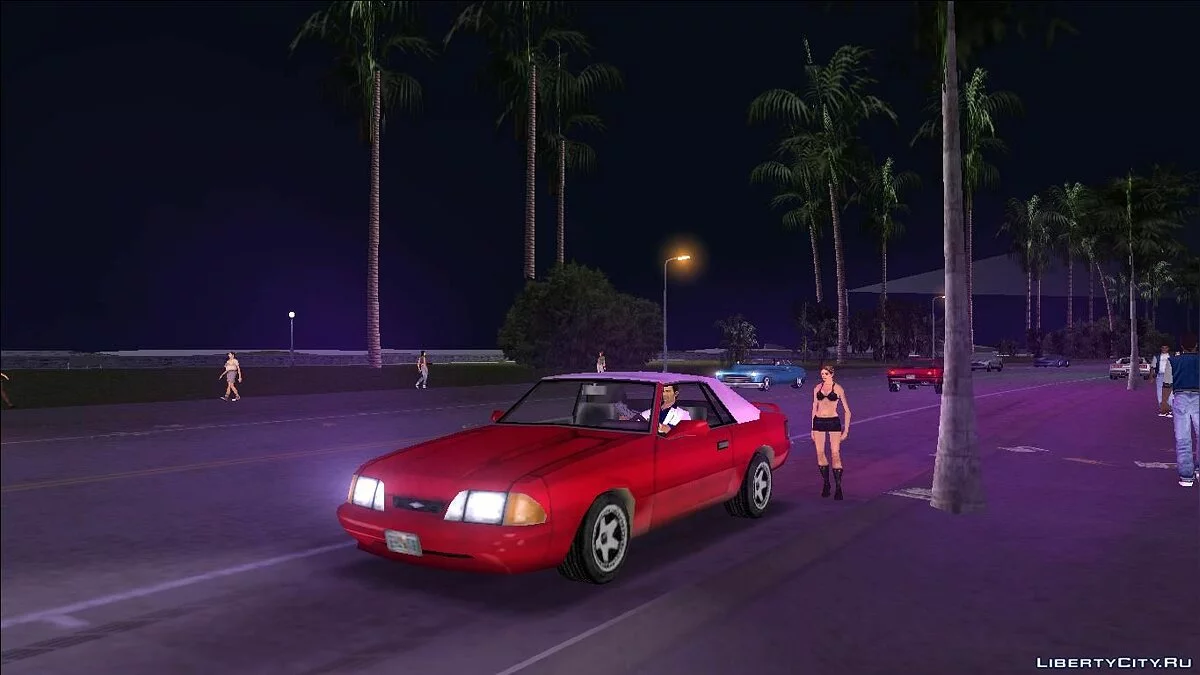 Mustang Foxbody de '89 [Estilo VC] / GTA Vice City