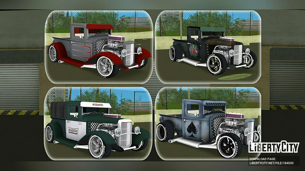 Ford '32 '34 '36 Hot Rods Pack / جي تي إيه فايس سيتي