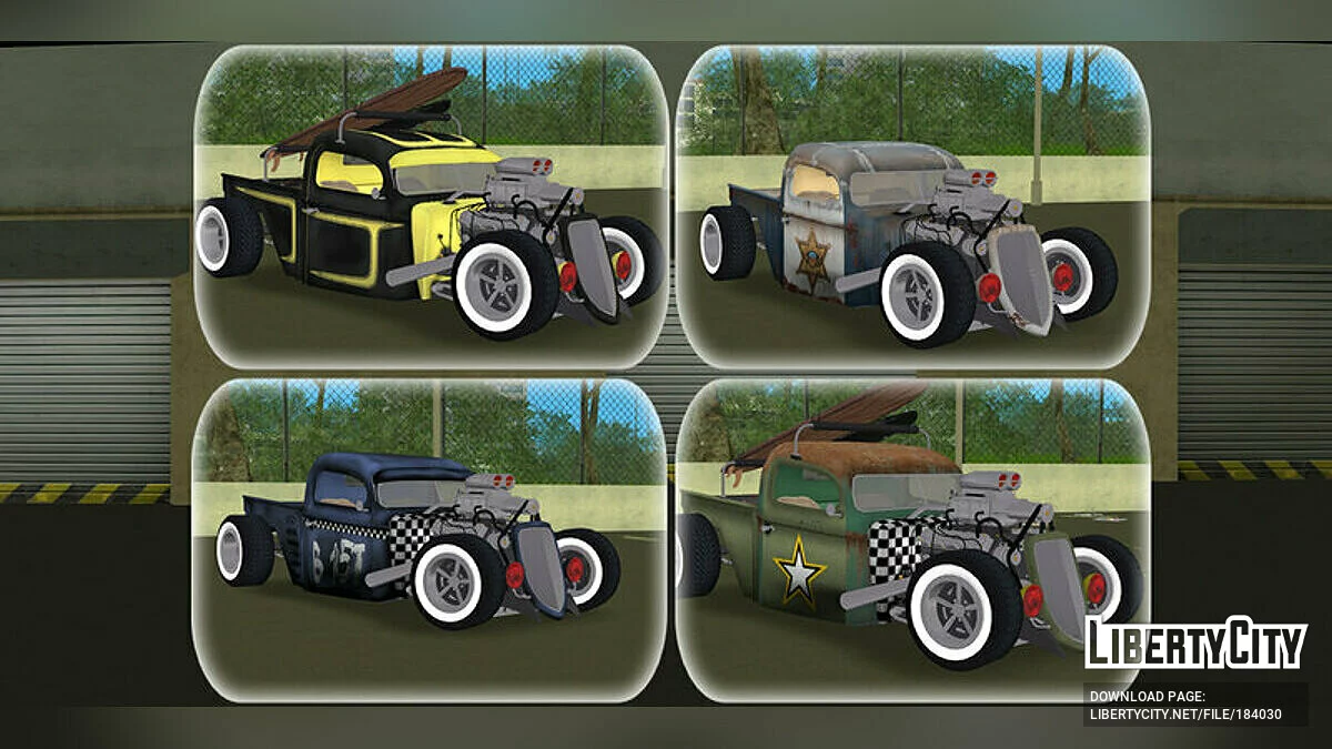 Ford '32 '34 '36 Hot Rods Pack / جي تي إيه فايس سيتي