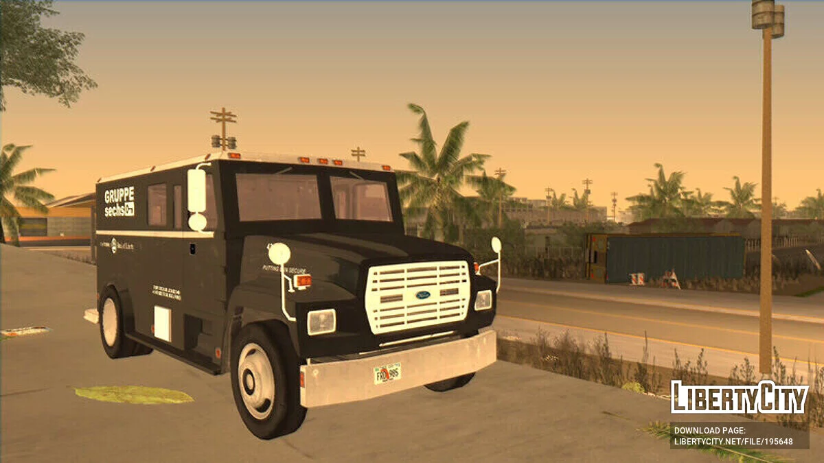Caminhão Blindado Ford F700 '85 / GTA Vice City