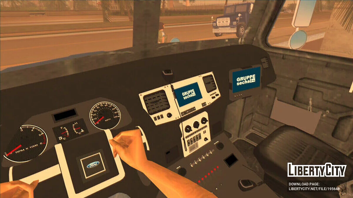 Caminhão Blindado Ford F700 '85 / GTA Vice City
