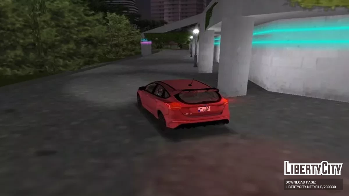 Ford Focus RS 2017 / GTA Vice City