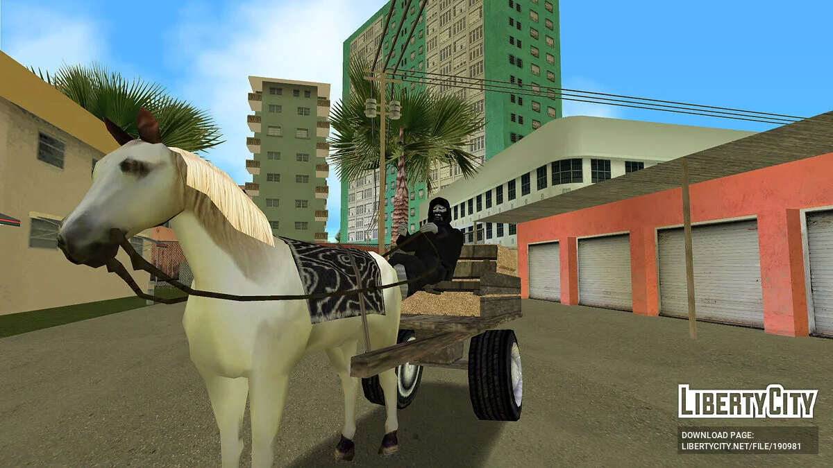 Horse with cart / GTA Vice City
