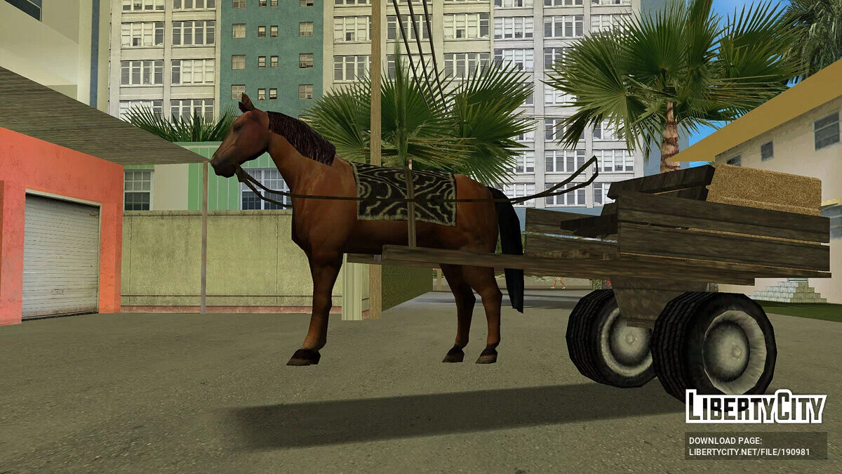 Horse with cart / GTA Vice City