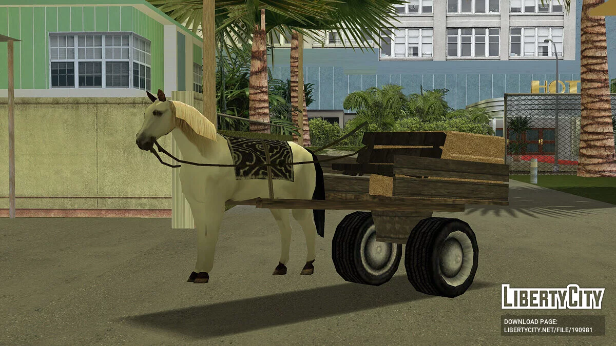 Horse with cart / GTA Vice City