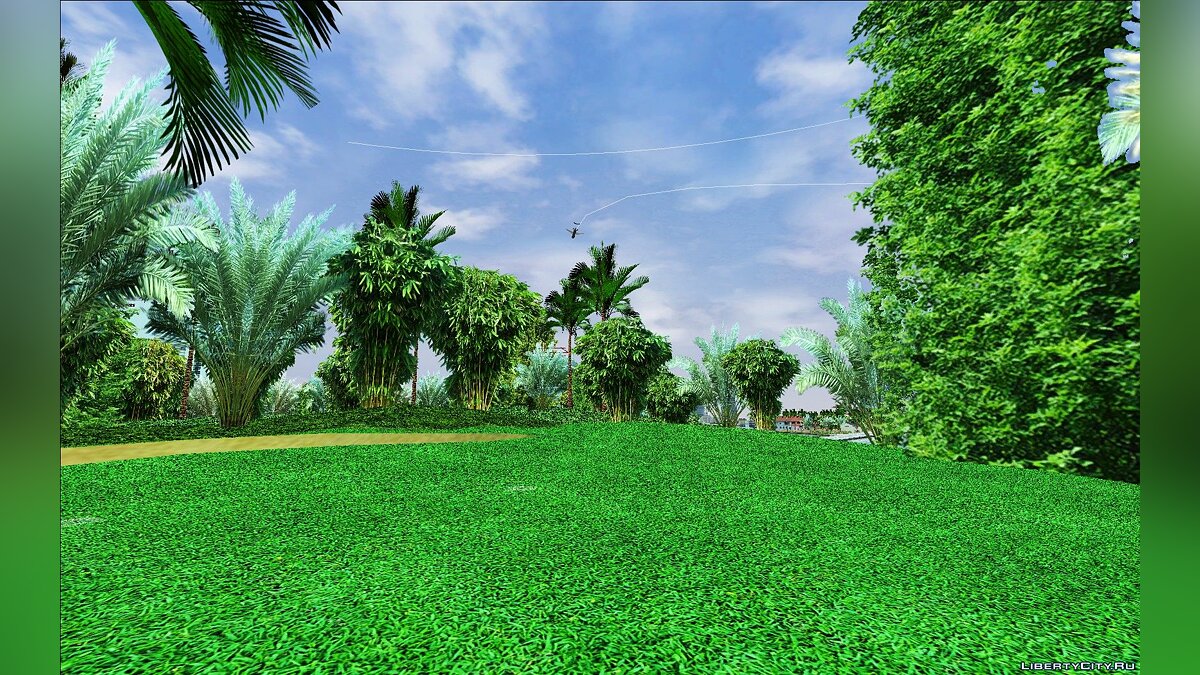 GTA Vice City Modern mod version 1.2 adds new textures and HD grass,  features LOD fixes