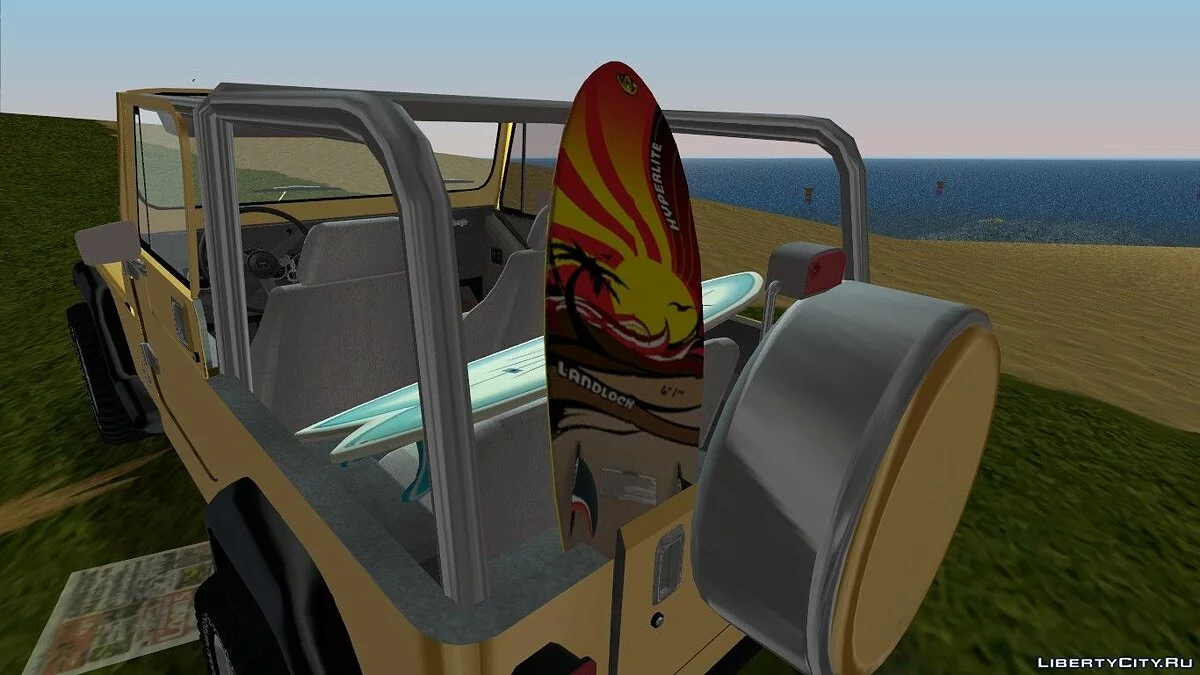 Jeep Wrangler 4.0 \"Fury\" 1986 / GTA Vice City