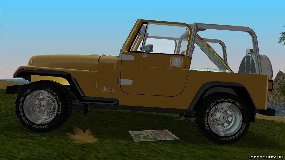Jeep Wrangler 4.0 \"Fury\" 1986 / GTA Vice City