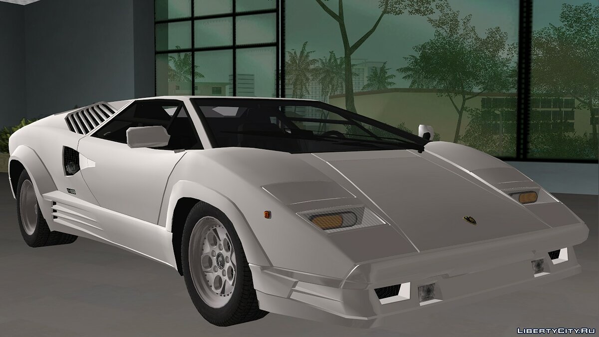 Download Lamborghini Countach 1988 25th Anniversary for GTA Vice City