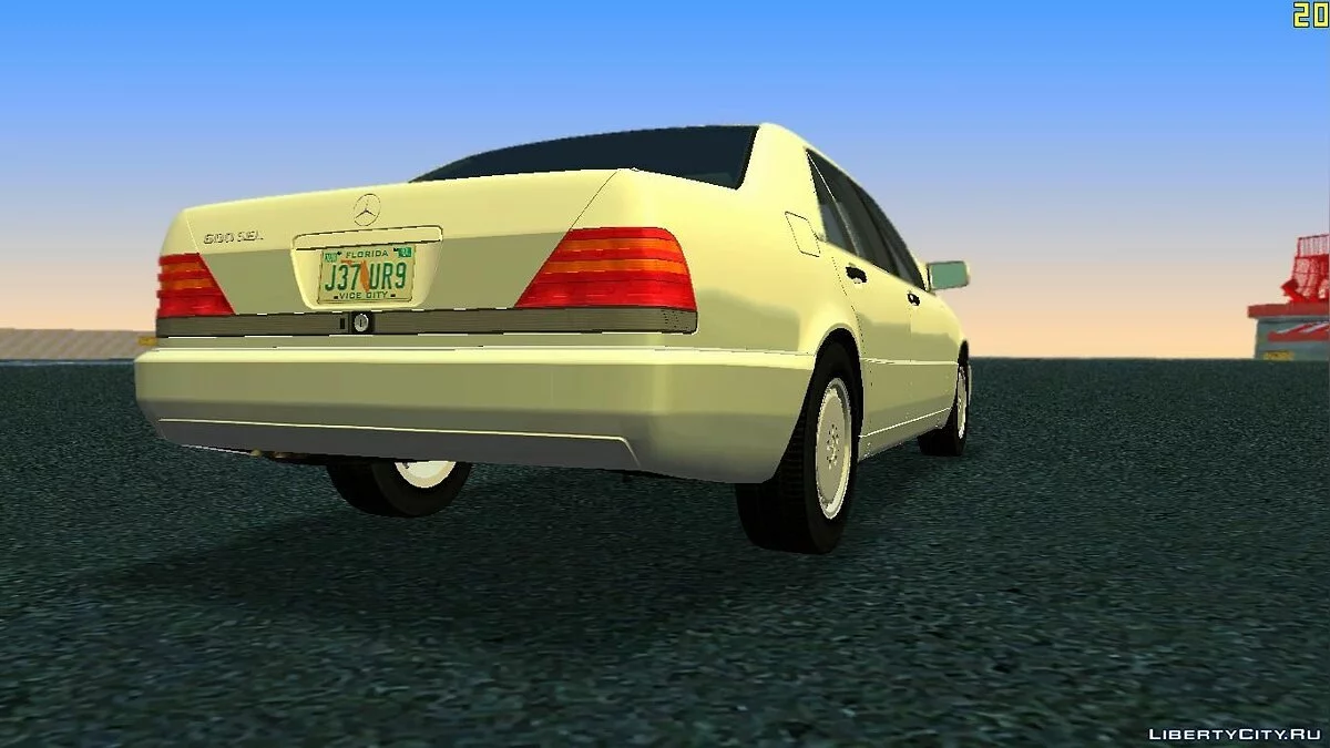 Mercedes-Benz 600SEL (W140) '91 para VC / GTA Vice City