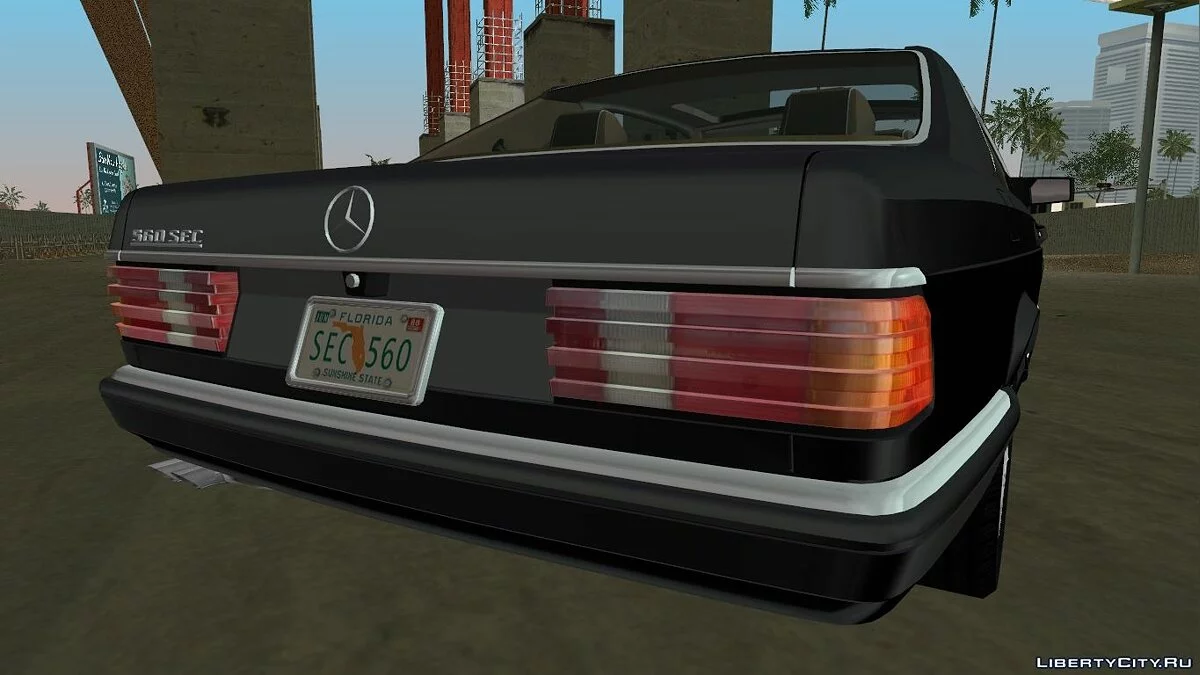 Mercedes-Benz 560SEC (W126) 1987 / GTA Vice City