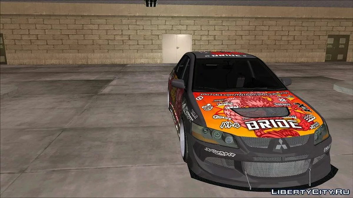 Mitsubishi Lancer Evolution 8 FQ400 / GTA Vice City