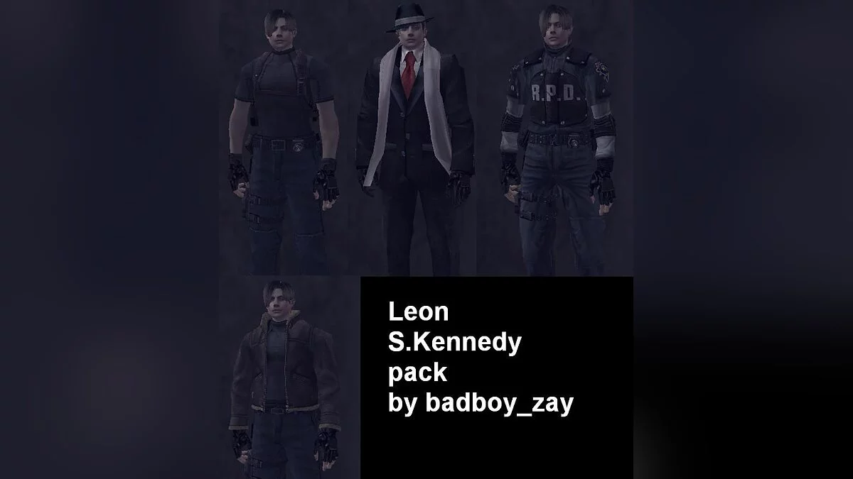 Пак Леона С. Кеннеді з Resident Evil / GTA Vice City