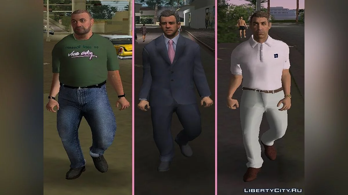 Neue Charaktere - Männerpaket #3 / GTA Vice City