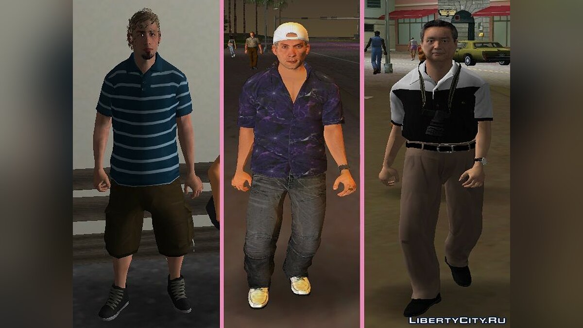 Download New characters - pack of men #3 for GTA Vice City