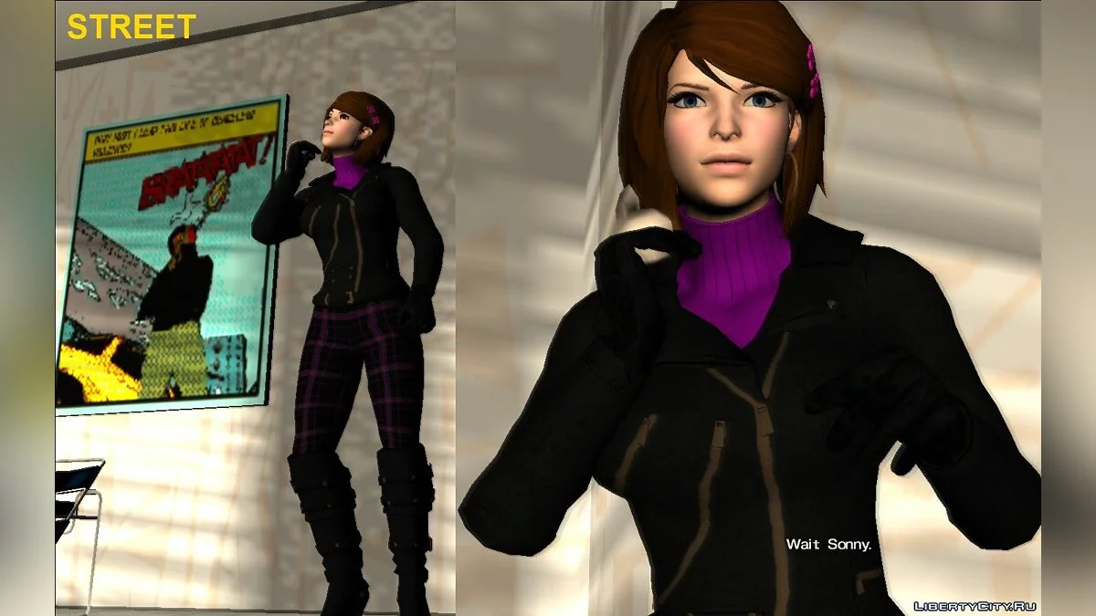 Jugadora femenina de Saints Row The Third y IV / GTA Vice City