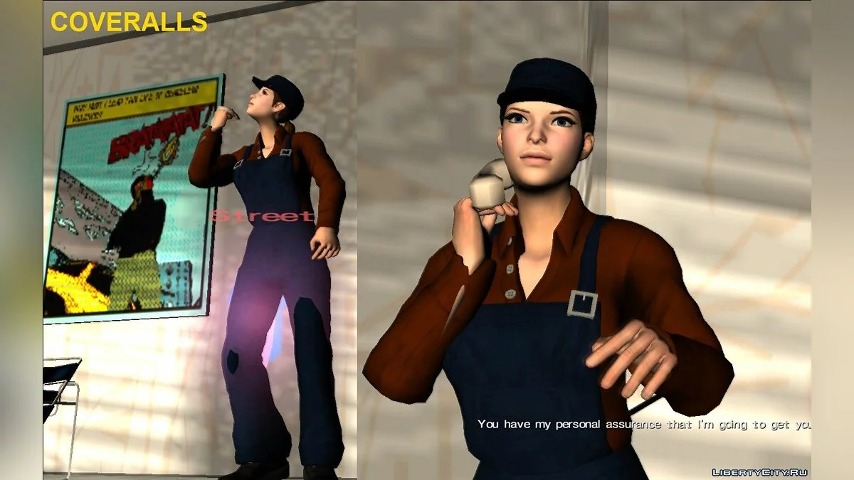 Jugadora femenina de Saints Row The Third y IV / GTA Vice City