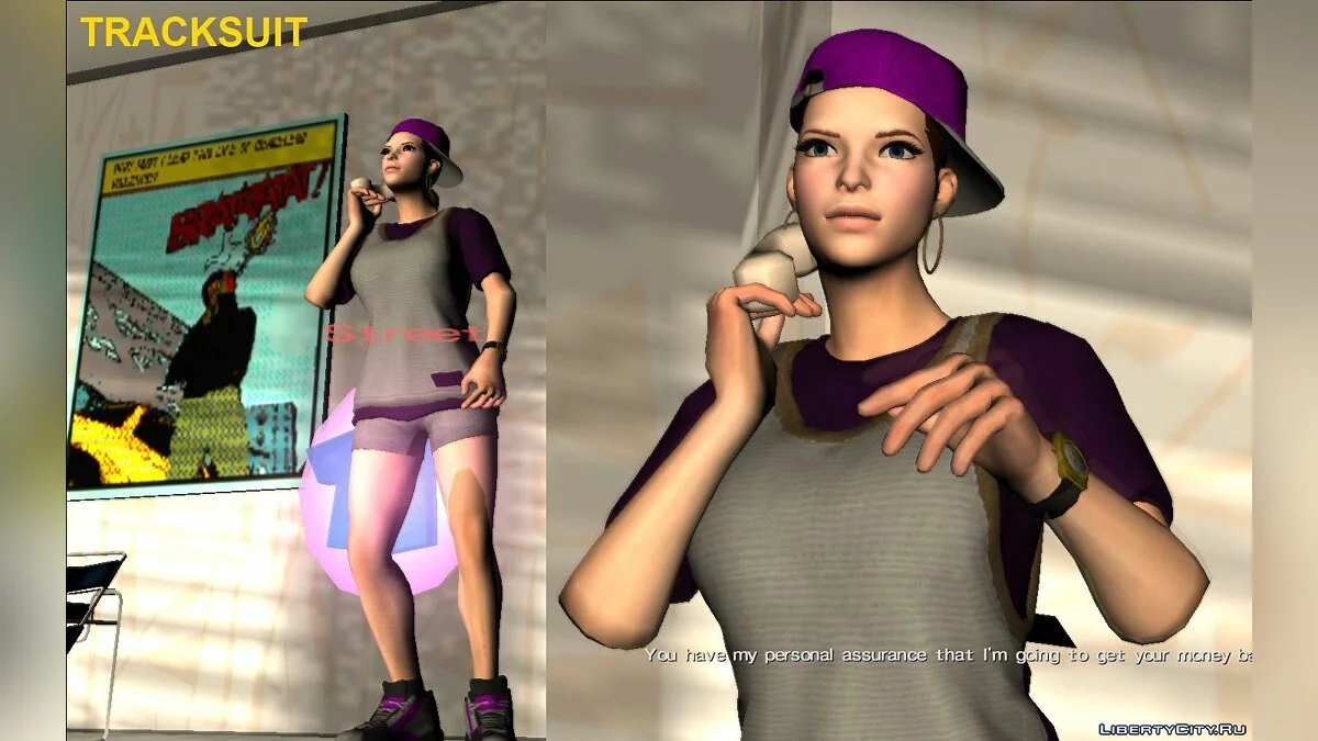 Jugadora femenina de Saints Row The Third y IV / GTA Vice City