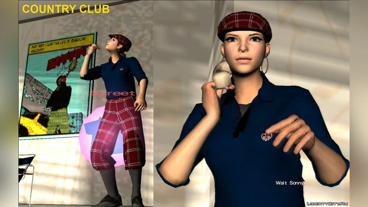 Jugadora femenina de Saints Row The Third y IV / GTA Vice City