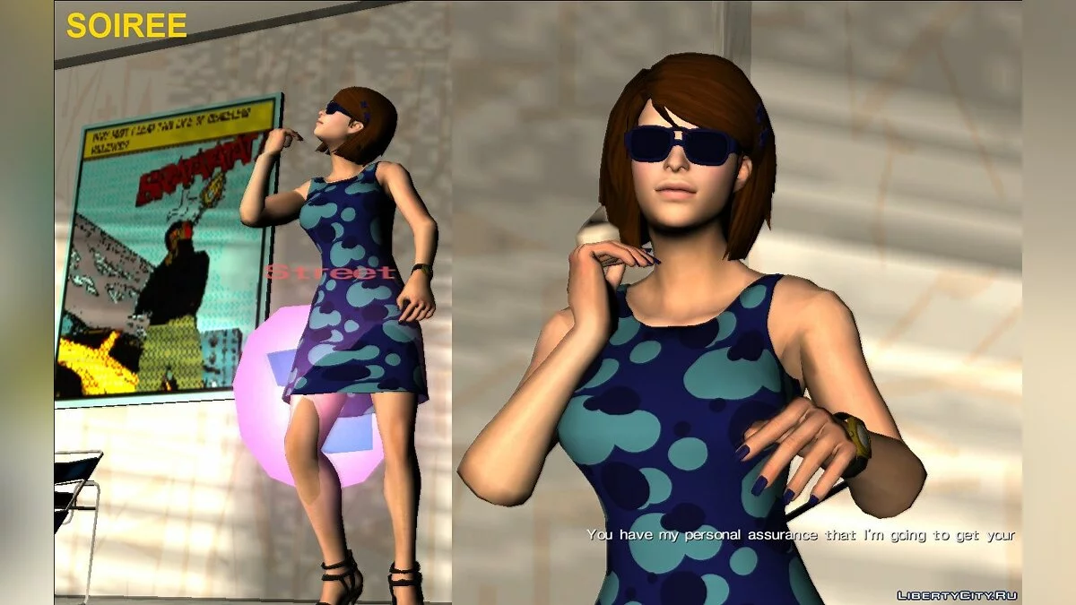 Jugadora femenina de Saints Row The Third y IV / GTA Vice City