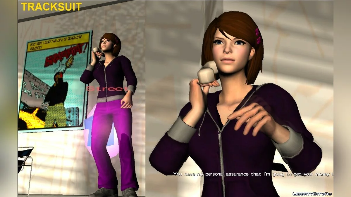 Jugadora femenina de Saints Row The Third y IV / GTA Vice City